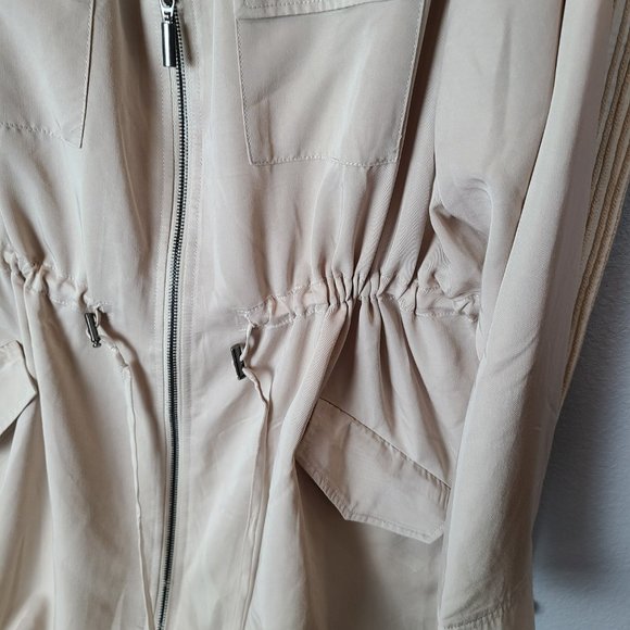 Torrid Tan Twill Drape Anorak Jacket NWOT - Picture 5 of 12